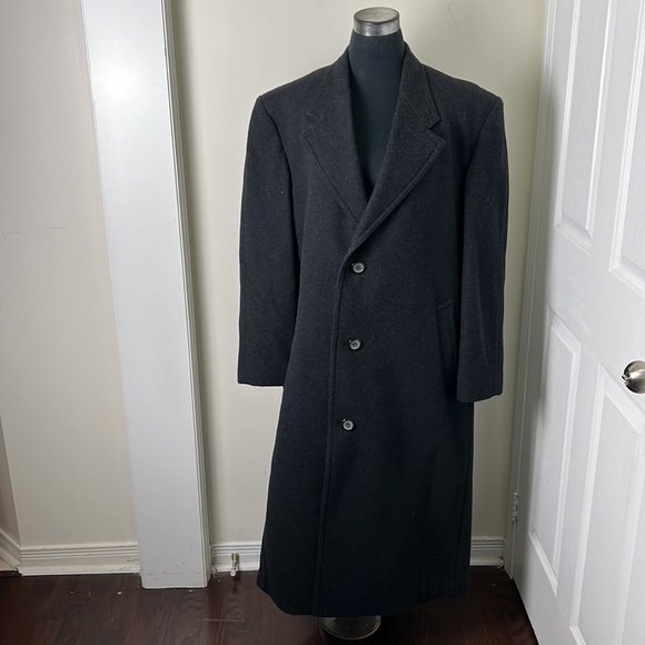 Cigliano Vintage Italy Made Boyfriend Outerwear Trench SlouchCoat OversizedLarge - Picture 7 of 14